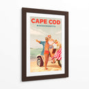 Arte playero de verano en Cape Cod, Massachusetts - The Whiskey Ginger | Cuadro decorativo de Canvas Lab