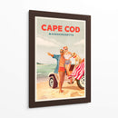 Arte playero de verano en Cape Cod, Massachusetts - The Whiskey Ginger | Cuadro decorativo de Canvas Lab