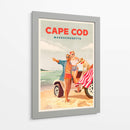 Arte playero de verano en Cape Cod, Massachusetts - The Whiskey Ginger | Cuadro decorativo de Canvas Lab