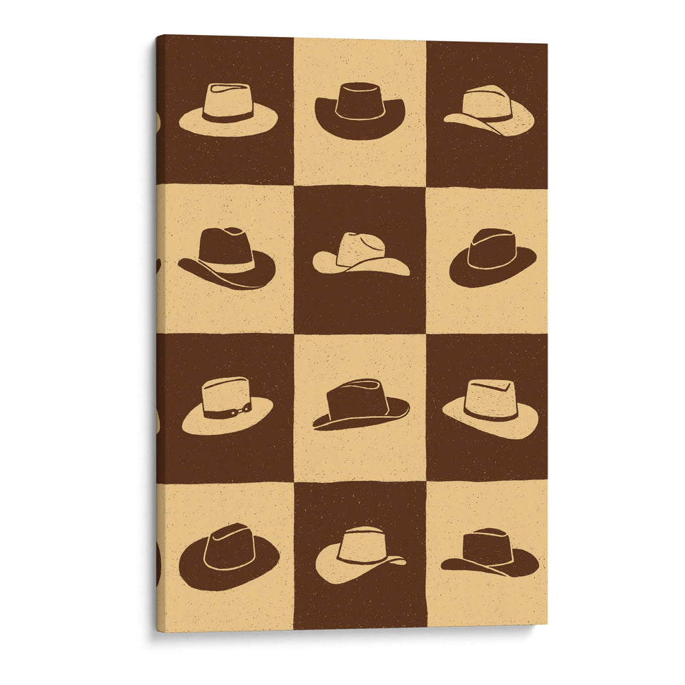 Tablero de Damas Vaquero - Anyone Can Yeehaw | Cuadro decorativo de Canvas Lab