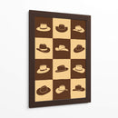 Tablero de Damas Vaquero - Anyone Can Yeehaw | Cuadro decorativo de Canvas Lab
