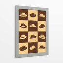 Tablero de Damas Vaquero - Anyone Can Yeehaw | Cuadro decorativo de Canvas Lab
