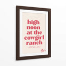 High Noon at the Cowgirl Ranch - Oju Design | Cuadro decorativo de Canvas Lab