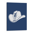 Sombrero de vaquero azul marino - Jolly and Dash | Cuadro decorativo de Canvas Lab