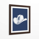 Sombrero de vaquero azul marino - Jolly and Dash | Cuadro decorativo de Canvas Lab
