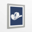 Sombrero de vaquero azul marino - Jolly and Dash | Cuadro decorativo de Canvas Lab
