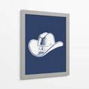 Sombrero de vaquero azul marino - Jolly and Dash | Cuadro decorativo de Canvas Lab