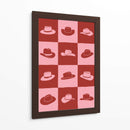 Tablero de Damas Vaquera - Anyone Can Yeehaw | Cuadro decorativo de Canvas Lab