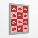 Tablero de Damas Vaquera - Anyone Can Yeehaw | Cuadro decorativo de Canvas Lab