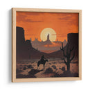 Vaquero al Atardecer - Andreas Magnusson | Cuadro decorativo de Canvas Lab