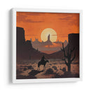 Vaquero al Atardecer - Andreas Magnusson | Cuadro decorativo de Canvas Lab