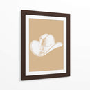 Sombrero de vaquero neutro - Jolly and Dash | Cuadro decorativo de Canvas Lab