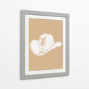 Sombrero de vaquero neutro - Jolly and Dash | Cuadro decorativo de Canvas Lab