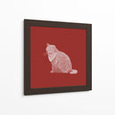 Gato bandido rudo - Anyone Can Yeehaw | Cuadro decorativo de Canvas Lab