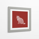 Gato bandido rudo - Anyone Can Yeehaw | Cuadro decorativo de Canvas Lab
