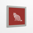Gato bandido rudo - Anyone Can Yeehaw | Cuadro decorativo de Canvas Lab