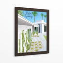 Arquitectura Moderna de Palm Springs por la Artista Carla Daly - Carla Daly | Cuadro decorativo de Canvas Lab