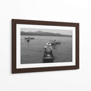 PESCADORES EN EL LAGO DE JANITZIO - ALEJANDRE PHOTOGRAPHY | Cuadro decorativo de Canvas Lab