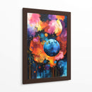 Colisión de Dos Mundos - DEA Digital Esoteric Art | Cuadro decorativo de Canvas Lab