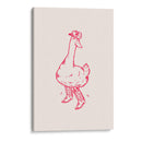 Pato con botas vaqueras en rosa - Tara Royle | Cuadro decorativo de Canvas Lab