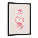 Pato con botas vaqueras en rosa - Tara Royle | Cuadro decorativo de Canvas Lab