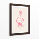 Pato con botas vaqueras en rosa - Tara Royle | Cuadro decorativo de Canvas Lab