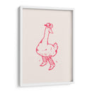 Pato con botas vaqueras en rosa - Tara Royle | Cuadro decorativo de Canvas Lab