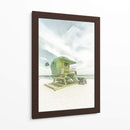 Estilo vintage de Florida en Miami Beach - Melanie Viola | Cuadro decorativo de Canvas Lab