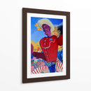 Gran Tex en Llamas - Steve Spencer | Cuadro decorativo de Canvas Lab