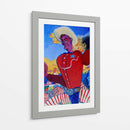 Gran Tex en Llamas - Steve Spencer | Cuadro decorativo de Canvas Lab