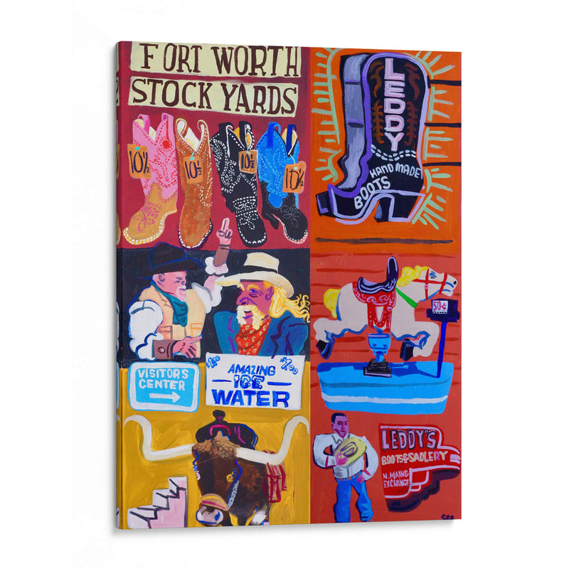 Fort Worth - Steve Spencer | Cuadro decorativo de Canvas Lab