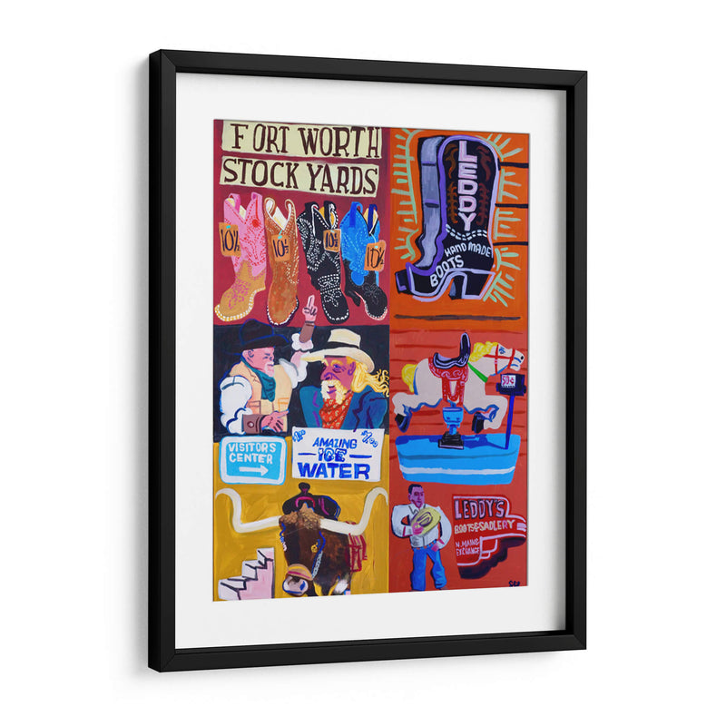 Fort Worth - Steve Spencer | Cuadro decorativo de Canvas Lab