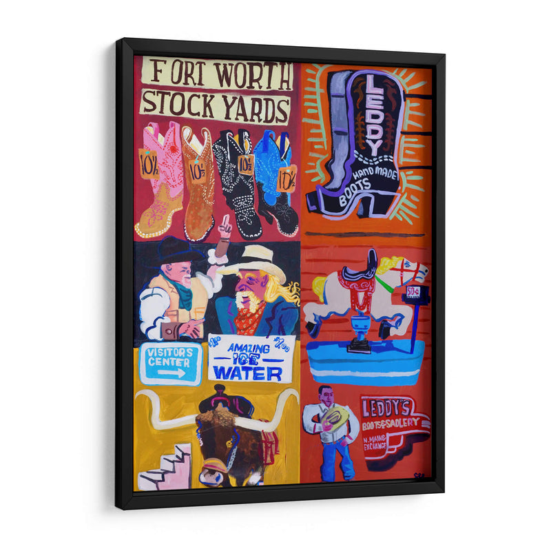 Fort Worth - Steve Spencer | Cuadro decorativo de Canvas Lab