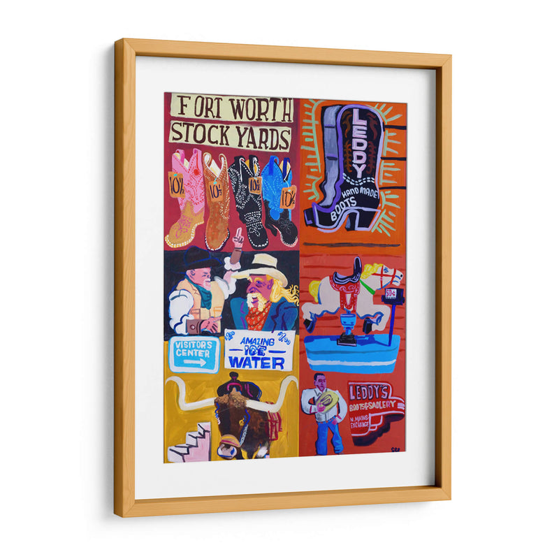 Fort Worth - Steve Spencer | Cuadro decorativo de Canvas Lab