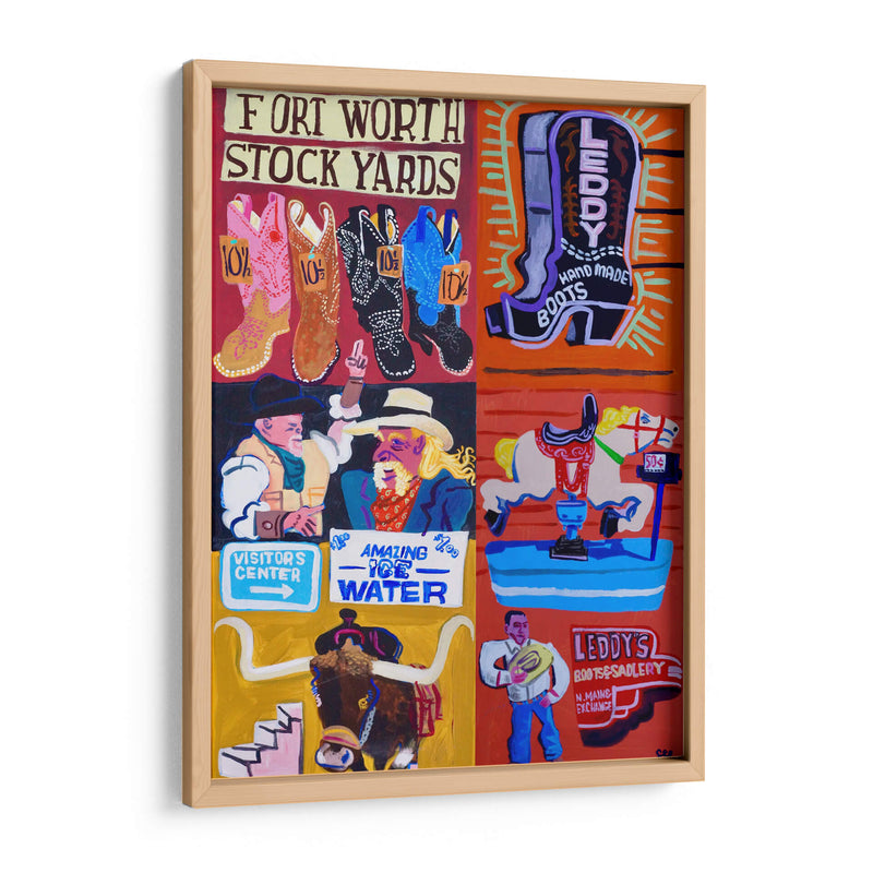 Fort Worth - Steve Spencer | Cuadro decorativo de Canvas Lab