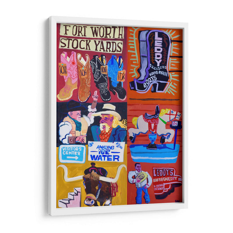 Fort Worth - Steve Spencer | Cuadro decorativo de Canvas Lab