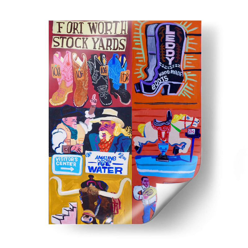 Fort Worth - Steve Spencer | Cuadro decorativo de Canvas Lab