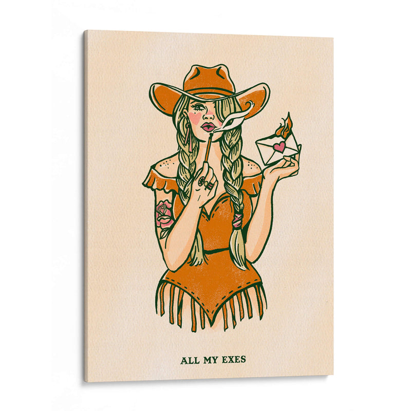 All My Exes 2 - The Whiskey Ginger | Cuadro decorativo de Canvas Lab