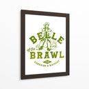 Arte de pared de vaquera Belle Of The Brawl - The Whiskey Ginger | Cuadro decorativo de Canvas Lab