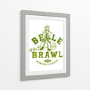 Arte de pared de vaquera Belle Of The Brawl - The Whiskey Ginger | Cuadro decorativo de Canvas Lab