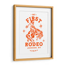 My First Rodeo Jackson Wyoming a caballo vaquera - The Whiskey Ginger | Cuadro decorativo de Canvas Lab