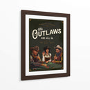 The Outlaws Are All In: el arte de póker de vaqueros geniales - The Whiskey Ginger | Cuadro decorativo de Canvas Lab