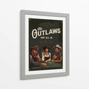 The Outlaws Are All In: el arte de póker de vaqueros geniales - The Whiskey Ginger | Cuadro decorativo de Canvas Lab