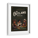 The Outlaws Are All In: el arte de póker de vaqueros geniales - The Whiskey Ginger | Cuadro decorativo de Canvas Lab