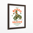 Old Rodeo Saloon Cowgirl: Giddyup Buttercup - The Whiskey Ginger | Cuadro decorativo de Canvas Lab