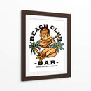 Beach Club Bar. Chica Pin-up estilo Sailor Jerry tocando la guitarra - The Whiskey Ginger | Cuadro decorativo de Canvas Lab