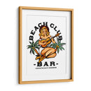 Beach Club Bar. Chica Pin-up estilo Sailor Jerry tocando la guitarra - The Whiskey Ginger | Cuadro decorativo de Canvas Lab