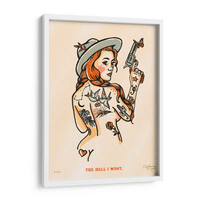 The Hell I Won't - The Whiskey Ginger | Cuadro decorativo de Canvas Lab