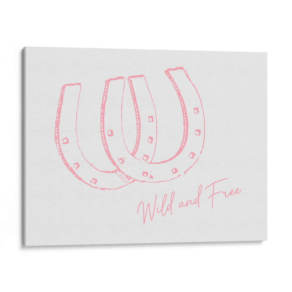 Herradura Wild and Free Rosa - Jolly and Dash | Cuadro decorativo de Canvas Lab