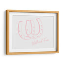 Herradura Wild and Free Rosa - Jolly and Dash | Cuadro decorativo de Canvas Lab